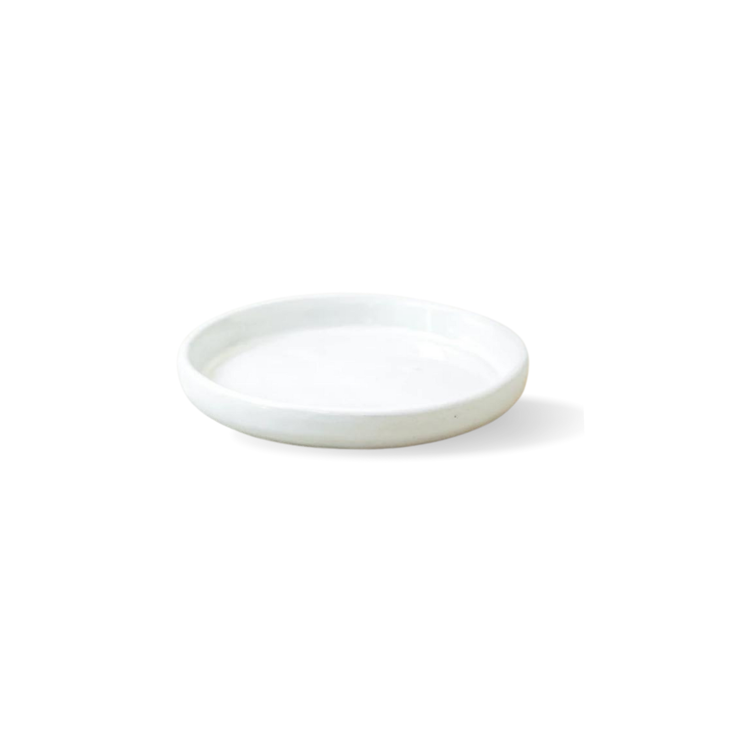 Clay Ceramic Petit Plate white